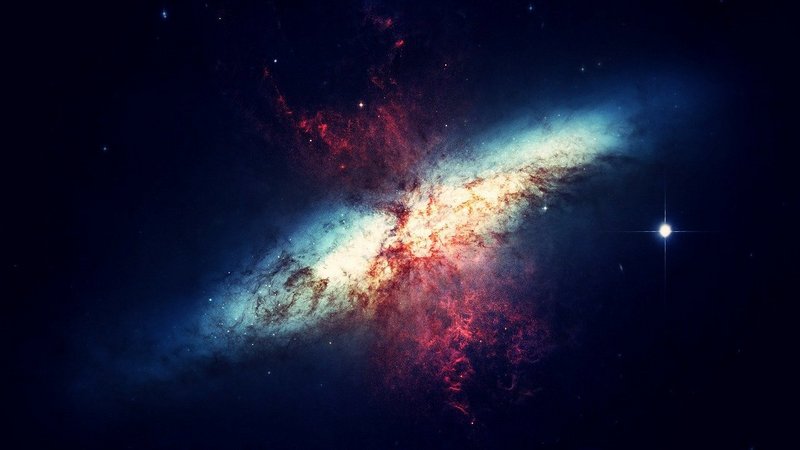 Bild einer Galaxie