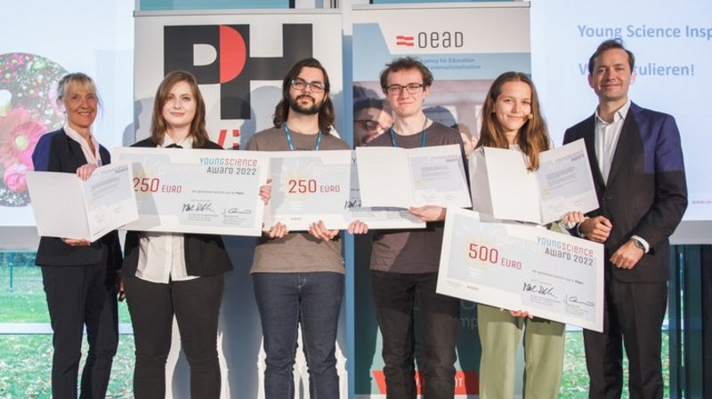 Finalist/innen des Young Science Inspiration Awards 2022